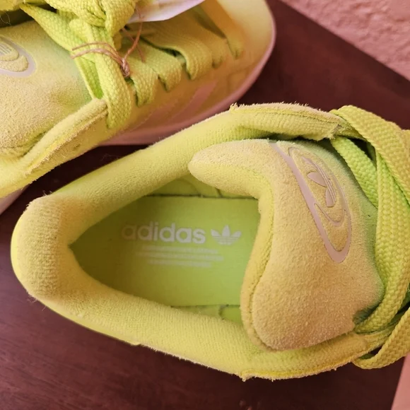 Adidas Originals Campus 00s W Neon Green Suede Leather Sneakers Shoes Size 8.5 - Picture 10 of 15